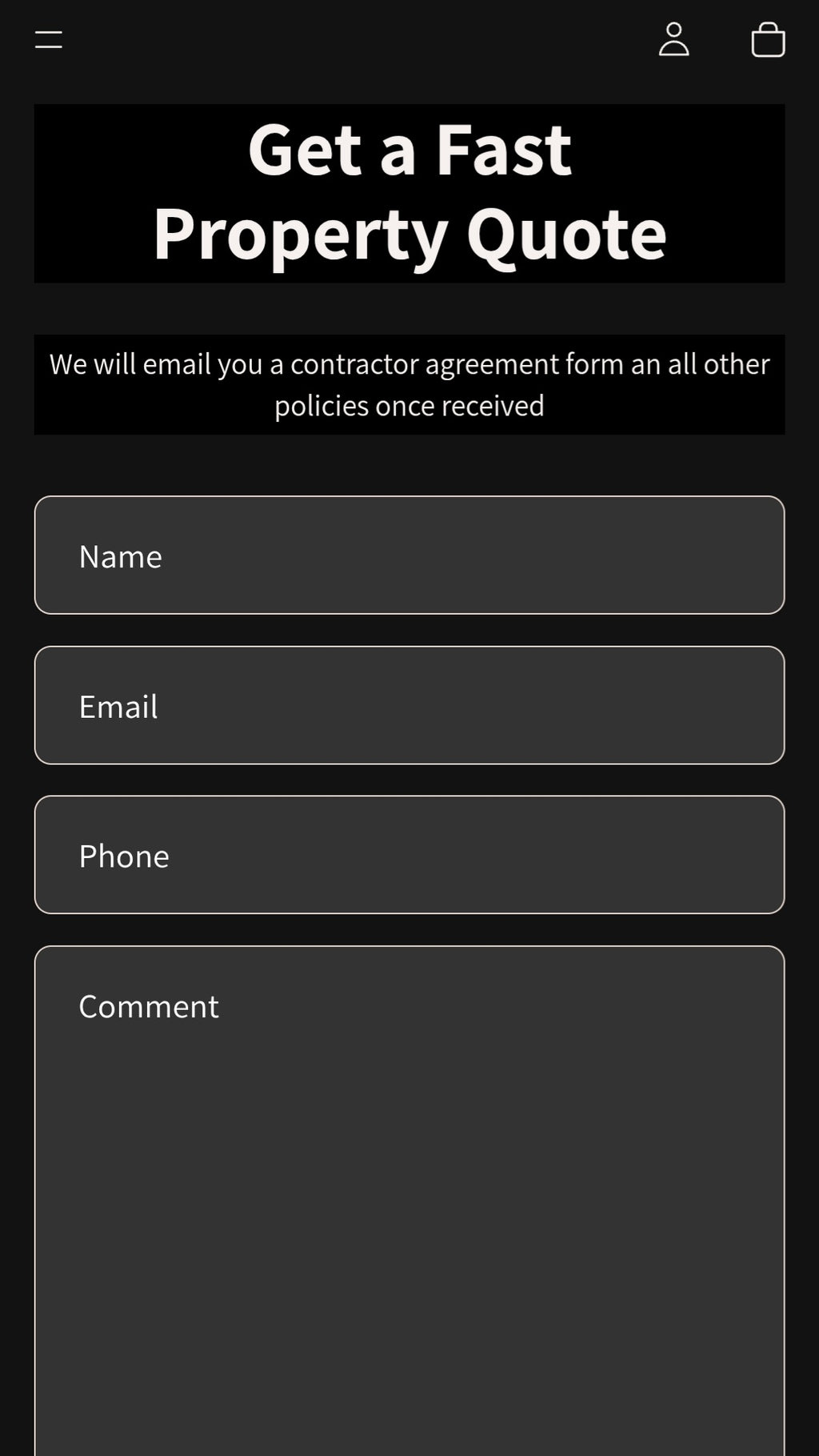 Request A Quote