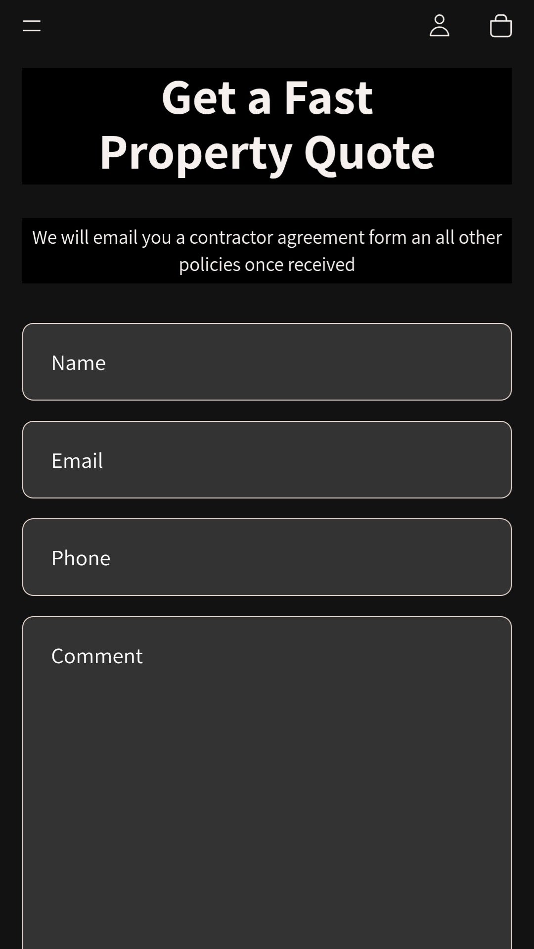 Request A Quote